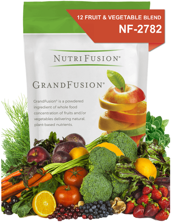 GrandFusion 12 Fruit Vegetable Blend offering a nutritious mix of fruits and vegetables.